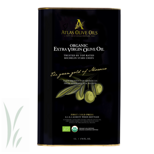 Atlas Organic Extra Virgin Olive Oil / 5 Liter