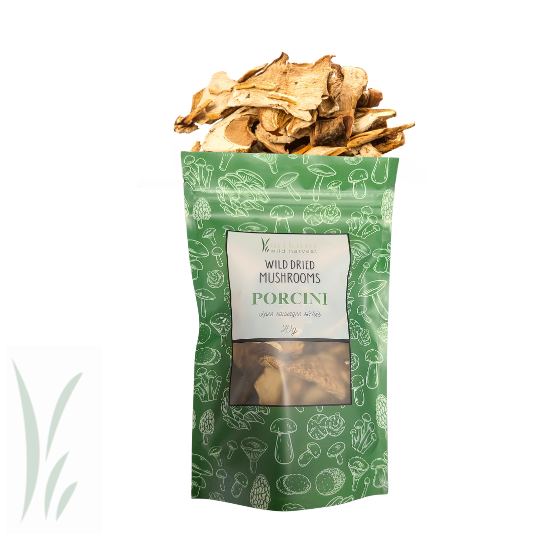 Dried Wild Porcini Mushrooms / 20g.