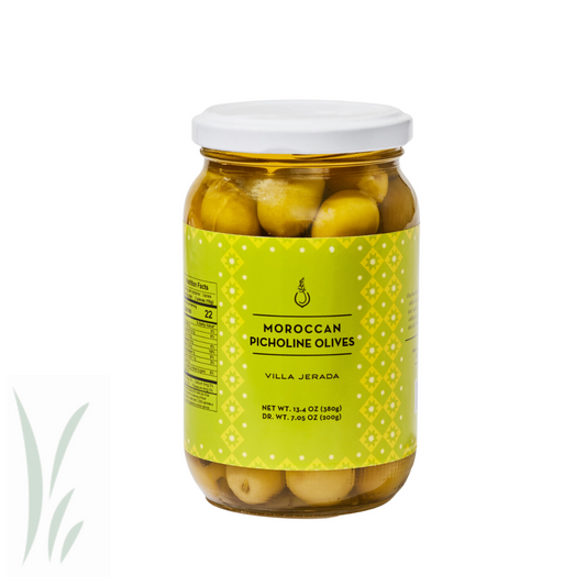 Moroccan Picholine Olives / 13.4oz
